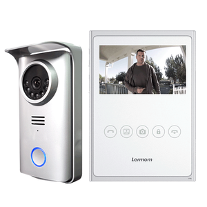 Lermom CVBS AHD 4 fils sonnette vidéo détection de mouvement système d'<span class=keywords><strong>interphone</strong></span> pour villa à shenzhen système de <span class=keywords><strong>portier</strong></span> vidéo - Product Image 1