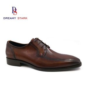 Chaussures Oxford de luxe pour hommes, fabriquées à la main, design unique, durables, de haute qualité italienne, vintage, confortables, légères, respirantes, en cuir véritable pour l'automne - Product Image 1