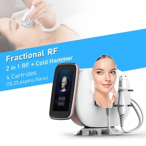 Prix de gros 2 en 1 <span class=keywords><strong>Radiofréquence</strong></span> fractionnée or et marteau froid pour l'élimination des rides et le raffermissement de la peau, appareils de <span class=keywords><strong>radiofréquence</strong></span> faciale - Product Image 1