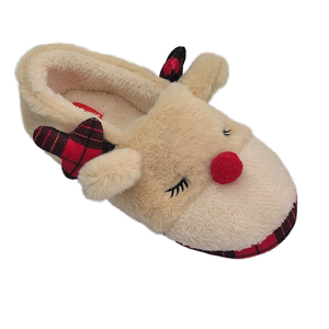 Usine fait à la main hiver pantoufles femmes unisexe couette Massage caractéristique antidérapant talon semelle extérieure grands cadeaux de noël - Product Image 1