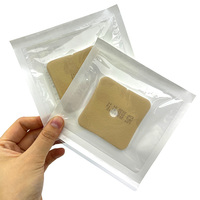 Coussinets en silicone imperméables hautement absorbants pour soins des plaies, pansements en mousse pour stomies, adhésif médical réduit la friction et l'irritation