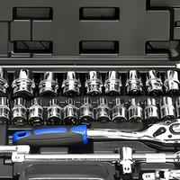 Outil à main Kts, outil de mécanicien automobile, clé à douille à cliquet multifonctionnelle en acier au chrome-vanadium, fonctionnement manuel, pour la réparation automobile