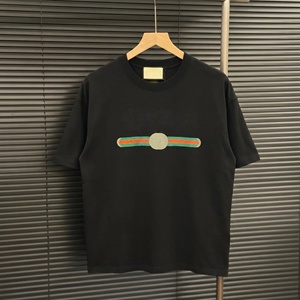 Camiseta de Verano 2026 para Hombre, Estilo Gucci Clásico, 100% Algodón, Estampada, Holgada y Transpirable - Product Image 5