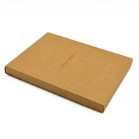 Boîte d'emballage en carton kraft recyclé imprimé sur mesure, auto-adhésive, format A4, pour documents, livres, emballages, envois postaux