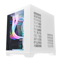 Boîtier d'Ordinateur Compact à Flux d'Air Élevé SNOWMAN, Vente Directe d'Usine, pour Cartes M-ATX / Mini-ITX, Support Refroidisseur CPU 157mm