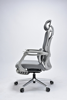 JOHOOFURNITURE Chaise de bureau ergonomique à triple support lombaire 3 zones avec repose-pieds