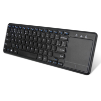 Gunting nirkabel 2.4G paten Keyboard membran optik Multi bahasa IOS Inggris Bahasa Perancis Rusia Korea Keyboard Portugis Jepang