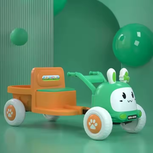 ילדים ירוקים לרכב על טרקטור צעצוע סט טרקטור חשמלי של הילד עם קהל יעד ממוקד - Product Image 2