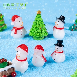 Lampe <span class=keywords><strong>de</strong></span> <span class=keywords><strong>nuit</strong></span> Weij Landscape, bonhomme <span class=keywords><strong>de</strong></span> <span class=keywords><strong>neige</strong></span> <span class=keywords><strong>de</strong></span> Noël, scène <span class=keywords><strong>de</strong></span> <span class=keywords><strong>neige</strong></span>, accessoires décoratifs DIY, mini petits ornements - Product Image 4