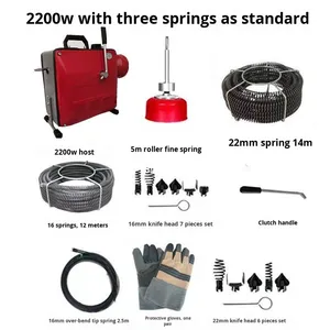 Dragatrice professionale ad alta potenza per <span class=keywords><strong>tubi</strong></span> elettrici 220V nuova condizione Baotong 22hp per disostruzione <span class=keywords><strong>tubi</strong></span> fognari - Product Image 6