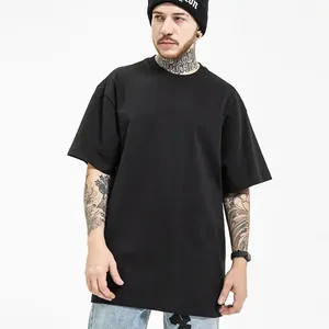 Blank Cotton Shirts Oversized Tshirt Drop Shoulder T-shirt Custom High Quality Printing Heavy Weight T Shirt For Men