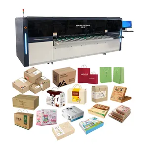 Electrical packing box fruit box cardboard four-color printer carton color single pass digital printing machine
