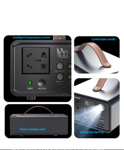 ESG 300W Solar Generator Pure Sine Wave Outlets <b>Cigar</b> Portable Home Outdoor Emergency Power - Product Image 6