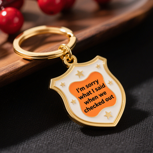 OEM personnalisé laiton impression or métal émail doux logo souvenir hôtel porte-clés porte-clés sport nom de marque - Product Image 1