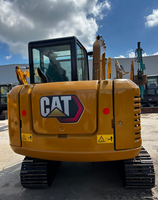 Mini-excavatrice CAT 305.5E2 d'occasion de haute qualité, 5 tonnes, à rayon de braquage compact, pour la construction, disponible à l'exportation, en stock