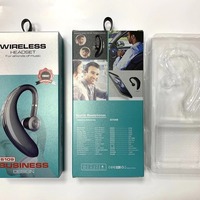 Boîte d'emballage en carton argenté en stock pour casque sans fil Bluetooth 163, écouteurs de sport 165, S109, cadeau, électronique grand public