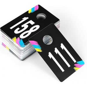 Etiquetas de Números de Plástico en Oferta, Imagen Normal e Inversa, para Control de Entrada, para Venta en Vivo en <span class=keywords><strong>Facebook</strong></span> - Product Image 1
