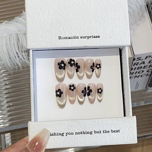 <span class=keywords><strong>Prix</strong></span> usine presse sur les <span class=keywords><strong>ongles</strong></span> rose blanc réutilisable femmes fait à la main court carré Simple français <span class=keywords><strong>faux</strong></span> <span class=keywords><strong>ongles</strong></span> avec strass - Product Image 5