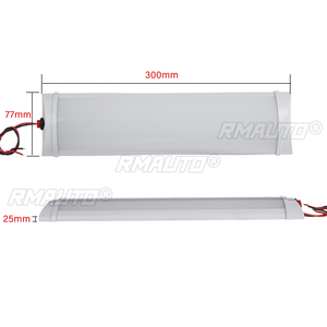 ไฟ LED บาร์ 12V 24V 72 ดวง สำหรับตกแต่งภายในรถยนต์ พร้อมสวิตช์เปิด/ปิด สำหรับรถตู้ รถบรรทุก รถบ้าน รถคาราวาน เรือ - Product Image 6
