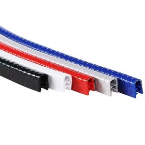 Striscia di Protezione Antiurto per Bordi Portiera <span class=keywords><strong>Auto</strong></span> con Guarnizione in Gomma e Interno in Metallo - Product Image 1