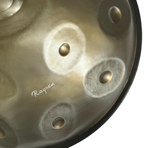 Raysen Edelstahl Handpan 53cm Doppellagige Ergonomische Handtrommel für Professionelle Klangheilung 12+4 Töne D Kurd - Product Image 2