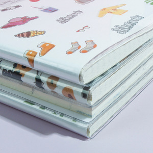 Cahier de notes mignon en papier d'impression DIY Diary Canvas Cartoon Kawaii Plant flowers Notebook Planner Scrapbook Gift for friends - Product Image 3