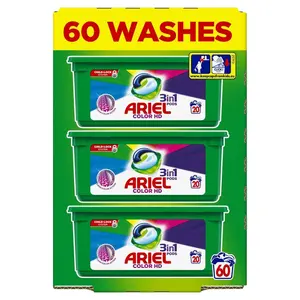 洗衣粉:: ARIEL的豆荚通用洗涤胶囊