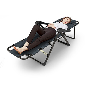 Chaise longue réglable d'extérieur au design moderne chaise <span class=keywords><strong>de</strong></span> plage pliante tout temps pour le jardin et le <span class=keywords><strong>soleil</strong></span> en métal pour le parc - Product Image 2