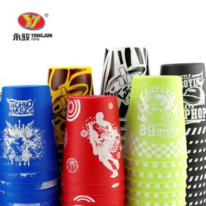 Yj – tasses empilables au design graffiti pour enfants, jouet éducatif pour enfants de 4 à 6 ans, développement intellectuel - Product Image 2