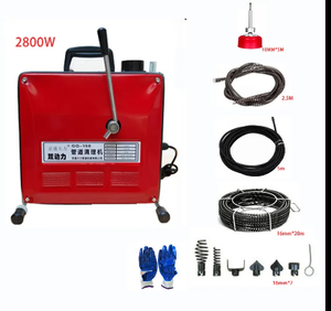 เครื่องทำความสะอาดท่อน้ำ 220V เครื่องขจัดสิ่งอุดตันในท่อระบายน้ำ เครื่องทำความสะอาดท่อในห้องครัวและห้องน้ำ 2200W - Product Image 4