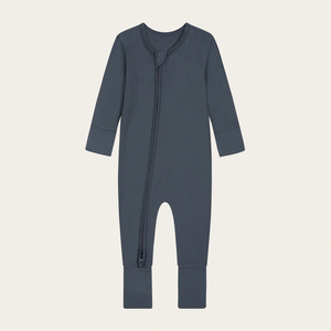Romper Bayi Ramah Lingkungan dari Serat Bambu Lembut Seperti Mentega dengan Ritsleting Dua Arah, Pakaian Tidur Bayi yang Bernapas dari Viscose Bambu untuk Bayi. - Product Image 4