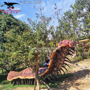 Parque <span class=keywords><strong>de</strong></span> Atracciones, <span class=keywords><strong>insectos</strong></span> animatrónicos artificiales personalizados, Ciempiés <span class=keywords><strong>de</strong></span> gran tamaño a la venta - Product Image 3