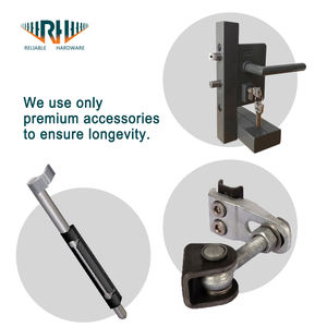 Valla de Seguridad de Doble Puerta - Malla de Alambre de Acero con Recubrimiento en Polvo Ecológico para Jardín y Patio, Altura de 6 pies - Product Image 6