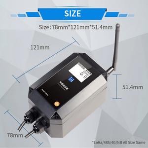 환경 ± 0.2 °C/-40 ~ 125 °C IP67 무선 및 RF 모듈 LoRa 모니터링 온도 수분 습도 센서 - Product Image 6