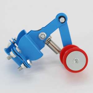 Tensor de cadena de polea de aluminio Universal, ajustador de longitud de enlace de motocicleta para modificación de cadena - Product Image 4