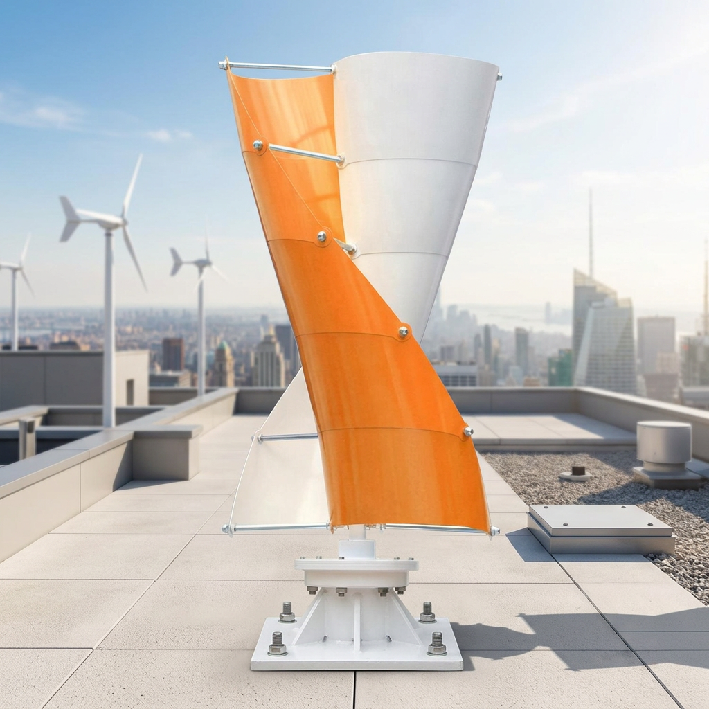 Vertical Axis Turbine <strong>Solar</strong> Complementary Energy System <strong>10kw</strong> Spiral Wind Turbine <strong>Generator</strong> <strong>2026</strong>