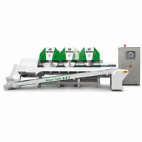 Machine de découpe puissante à 3 lames pour placages de pierre naturelle, marbre, granit et revêtements muraux en briques fines