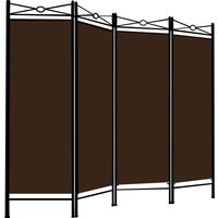 Paravent Pliant Paravent Paravent Espagnol Mur Écran de Confidentialité extérieur métal polyester paravent