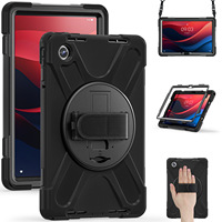 Lenovo Tab M11 için 11 inç Xiaoxin ped 2024 11 inç TB331FC TB330FU Kickstand kapak omuz askısı darbeye vaka