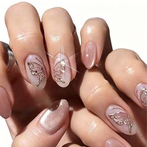 9 Styles de faux ongles en gel X souples, couvrance complète ou demi-couvrance, double usage, formes Cercueil, Amande courte, Carré, 600 pièces en gros - Product Image 6