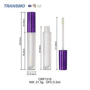Contenants de brillant à lèvres en gros avec logo personnalisé, tubes de brillant à lèvres ronds, tubes de rouge à lèvres vides, tubes en plastique à capuchon à vis - Product Image 2