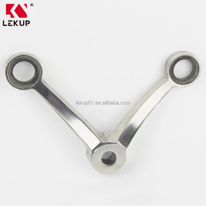 Offerta Speciale: Connettore a <span class=keywords><strong>Ragno</strong></span> Ausiliario Tipo K in Acciaio Inox 316 a 4 Bracci, 200mm, per Fissaggio a Parete in Vetro - Product Image 3