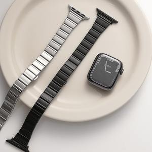 Correas de Muñeca de Alta Gama Upro, Correa de Acero Inoxidable para Reloj Inteligente, Compatible con Apple Watch Band Ultra 45mm 44mm 49mm 41mm 40mm, Brazalete de Metal - Product Image 2