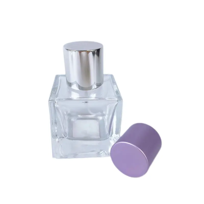 Púrpura blanco negro oro plata FEA 15 tapa de la botella de perfume de 28mm de aluminio negro hierro magnético añadir peso perfume tapas
