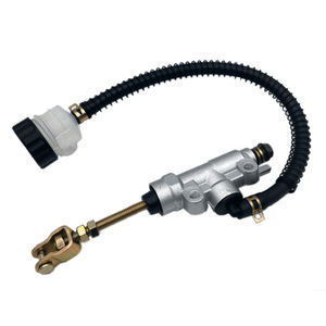 Cilindro Maestro de Freno Hidráulico para Motocicleta Mochi, Color Plata y Oro, Bomba de Una Línea para ATV, Vehículo Todoterreno, Freno Trasero de Pie - Product Image 5