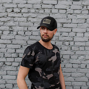100% coton 5 panneaux <span class=keywords><strong>Anime</strong></span> 3D dos nu drapeau américain pour hommes casquettes de <span class=keywords><strong>Baseball</strong></span> réglables chapeaux de camionneur - Product Image 5