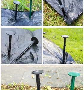 Ground Nail Film Fixed Garden Pegs Greenhouse Film <b>Weed</b> Prevention Ground Cloth Sunshade Fly Net Plastic Fixed Pegs - Product Image 4