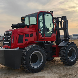 <span class=keywords><strong>2025</strong></span> New xe nâng nhà máy máy móc 4WD off road xe nâng DIESEL 3 tấn 3000kg địa hình gồ ghề xe nâng với rắn lốp - Product Image 1