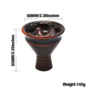 <span class=keywords><strong>Shisha</strong></span>-cuenco de cerámica para fumar tabaco, cachimba, 9cm de altura - Product Image 6