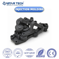 Cepillo Lateral de Plástico de Precisión Fabricado por Moldeo por Inyección, Garras de TPU de Doble Color para Robot Doméstico Inteligente